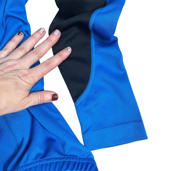GUC Canari Blue/Black Front Zip Men’s Cycling Jersey Sz M - Picture 4 of 8